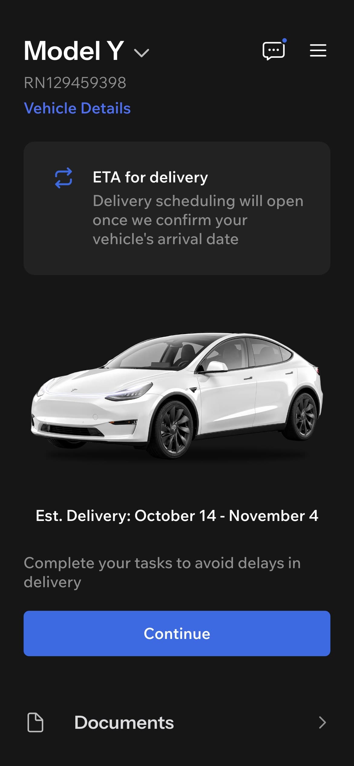 Tesla on iPhone