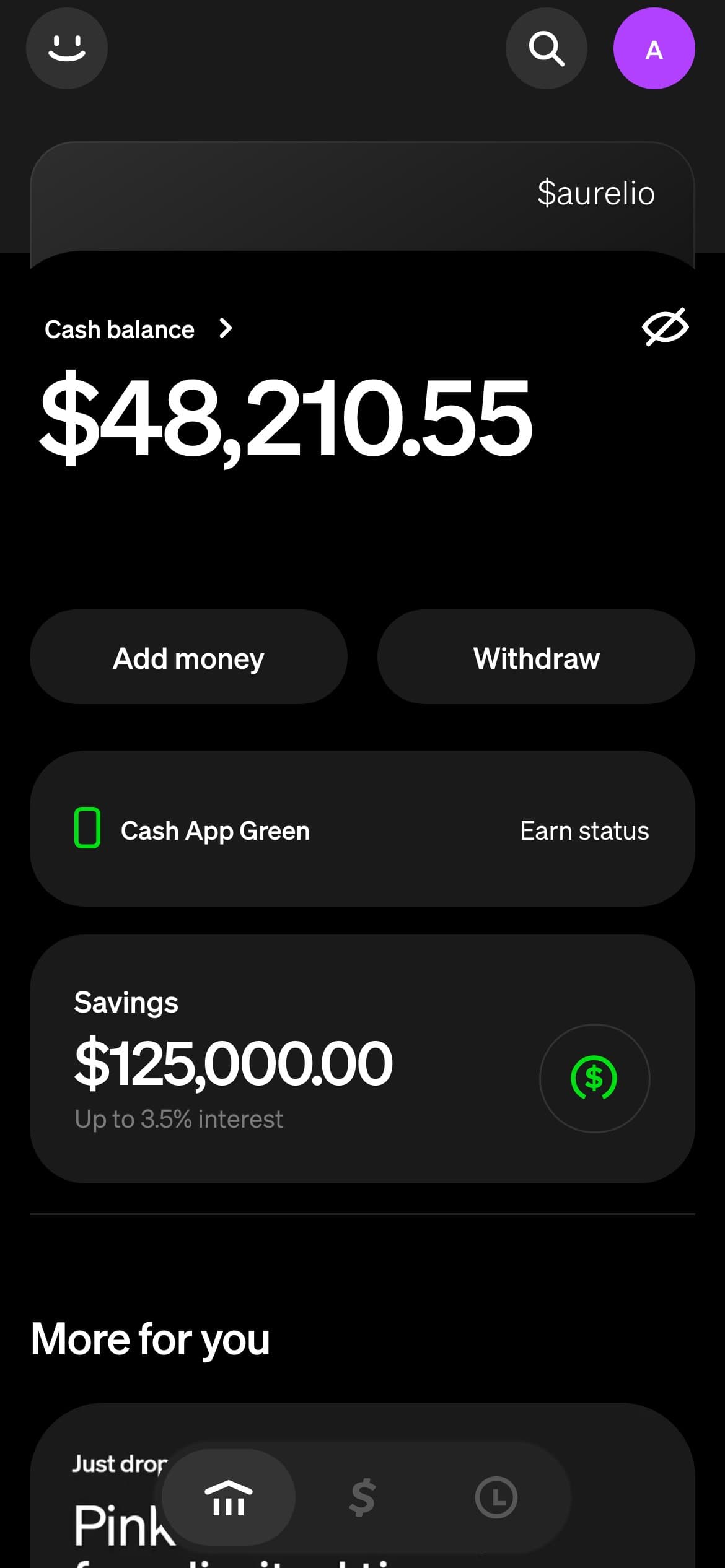 Cash App on iPhone
