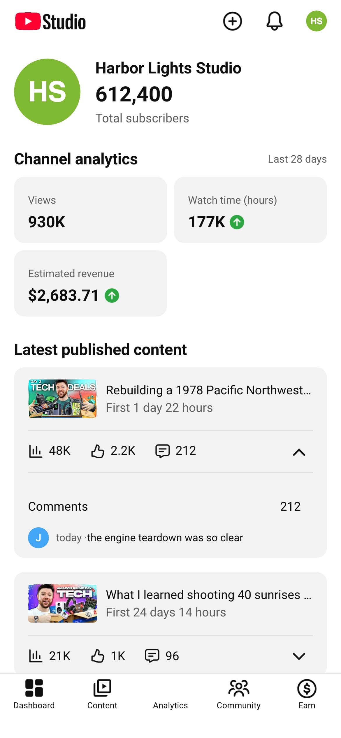 YouTube on iPhone