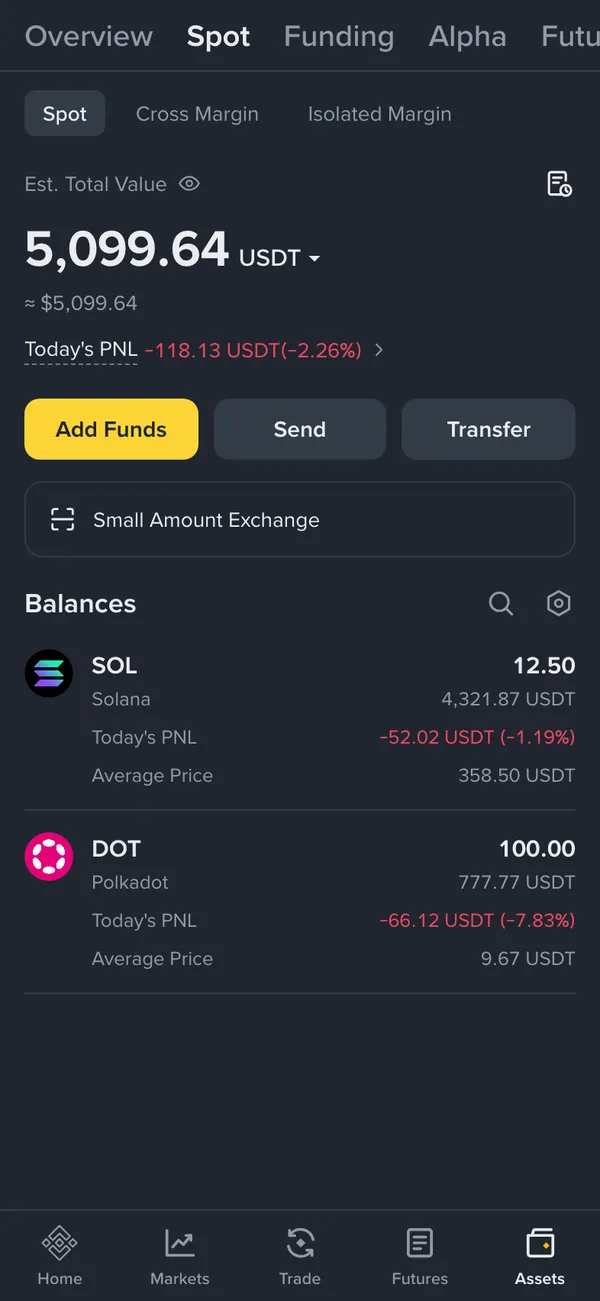 Binance screen 3