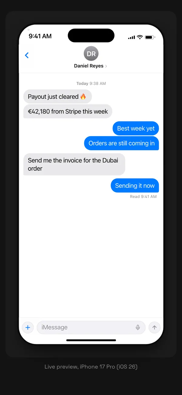 Inbox screen 3
