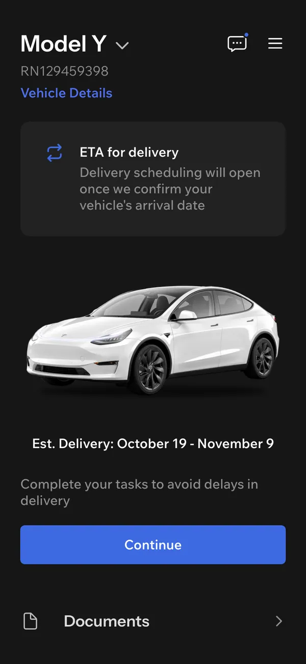 Tesla screen 1